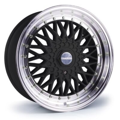 Dare RS 15" 7J ET20 4x100/4x108 Gloss Black Polished Chrome