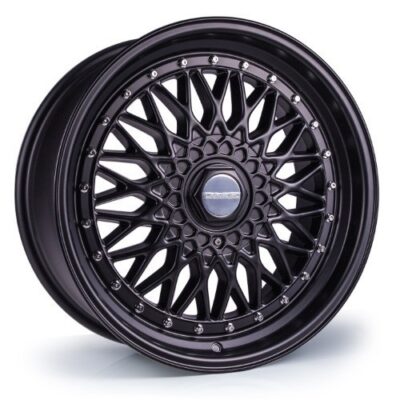 Dare RS 16" 9J ET20 4x100/4x108 Matt Black Chrome Rivets