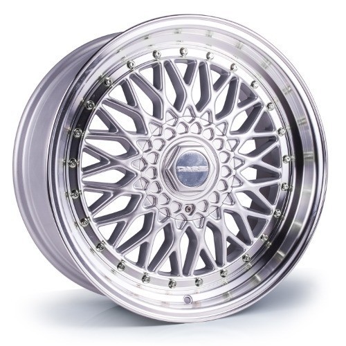Dare RS 17" 7,5J ET35 5x100/5x112 Silver Polished Chrome Rivets - obrazek 2
