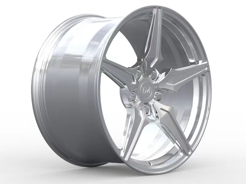 Dawmac Forged 19" 11J ET53 5x120,65 Hyper Silver Polished - obrazek 5
