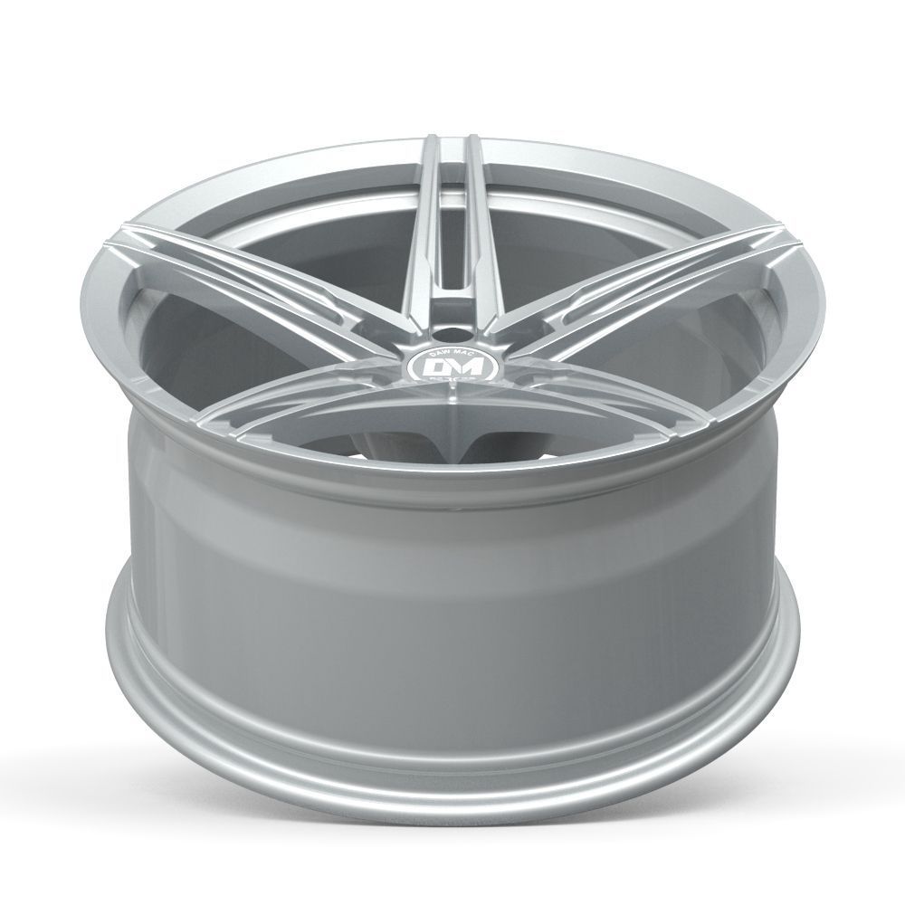 Dawmac Forged 19'' 9J ET26 + 10J ET20 5x120 Silver Satin - obrazek 4