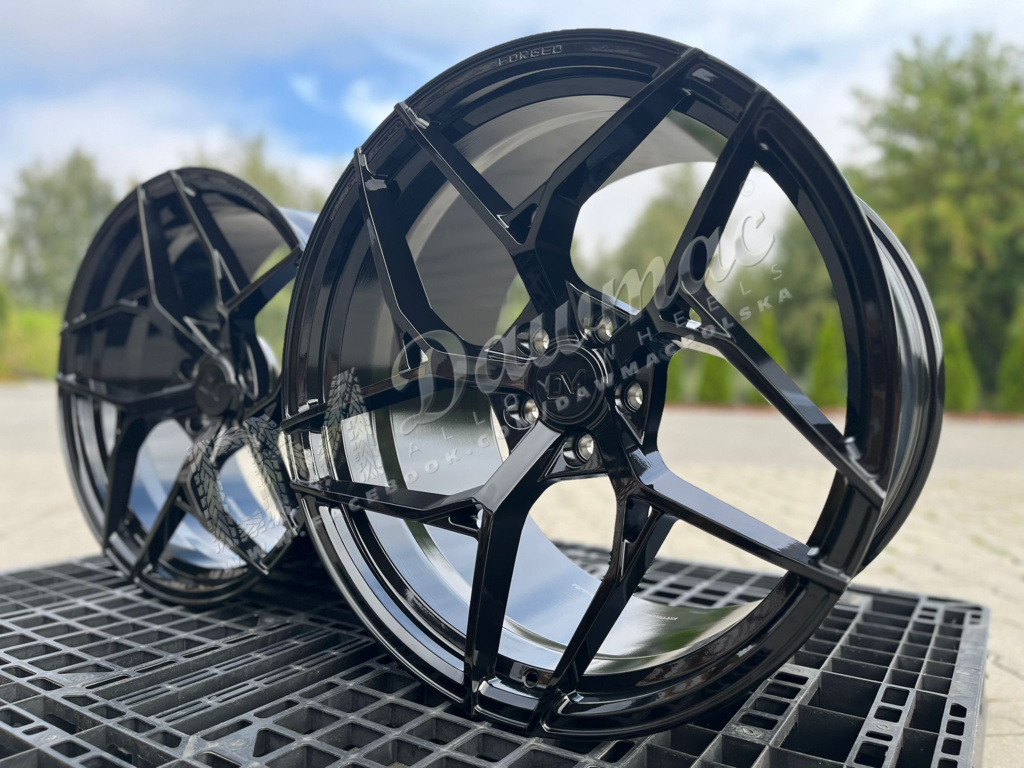 Dawmac Forged 20" 10J ET35 + 21" 13J ET40 5x120 Glossy Black - obrazek 5