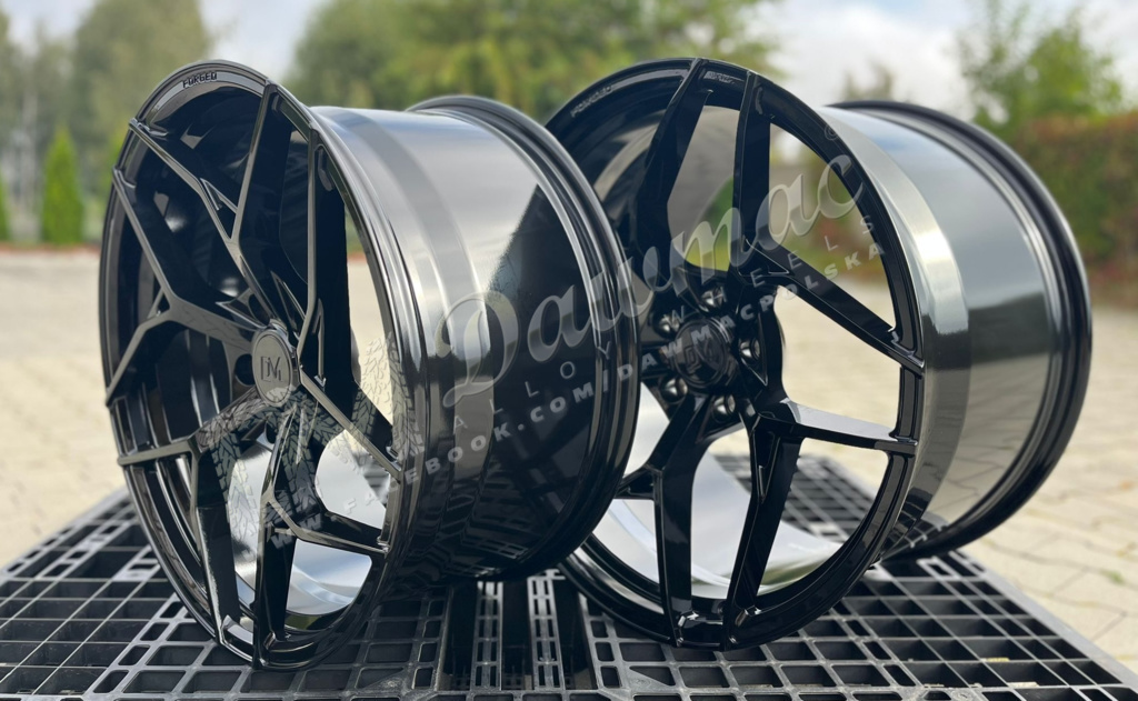 Dawmac Forged 20" 10J ET35 + 21" 13J ET40 5x120 Glossy Black - obrazek 8