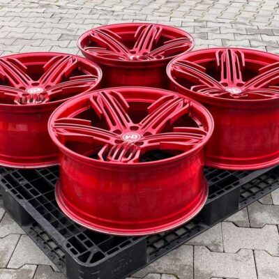 Dawmac Forged 20'' 9,5J ET20 + 10,5J ET13 5x112 Candy Red
