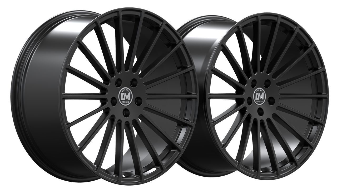 Dawmac Forged 22'' 10J ET56 + 11J ET50 5x112 Satin Black - obrazek 3