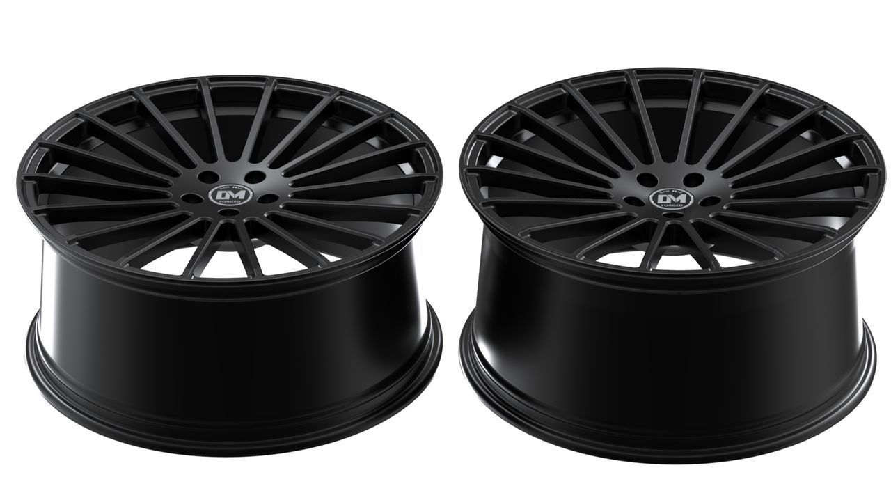 Dawmac Forged 22'' 10J ET56 + 11J ET50 5x112 Satin Black - obrazek 4