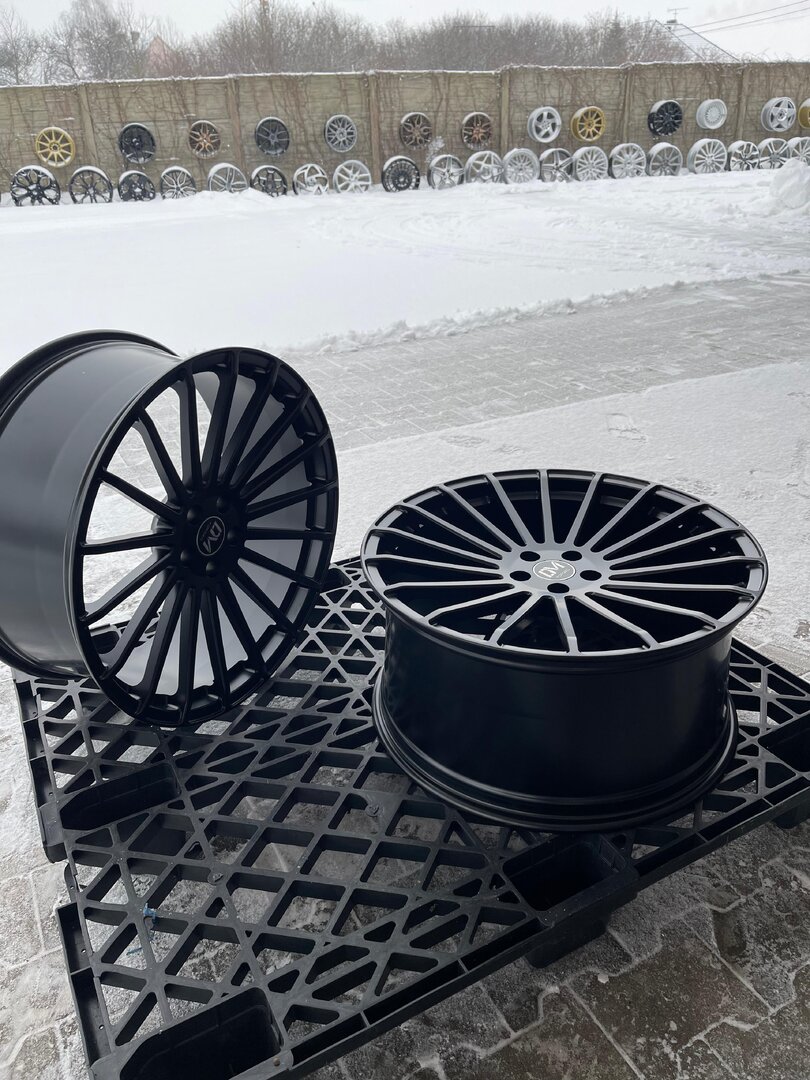 Dawmac Forged 22'' 9,5J ET37 + 10,5J ET43 5x112 Satin Black - obrazek 3