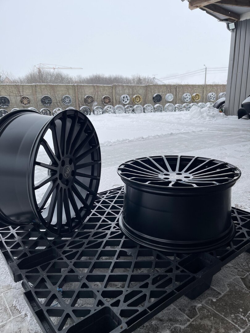 Dawmac Forged 22'' 9,5J ET37 + 10,5J ET43 5x112 Satin Black - obrazek 4