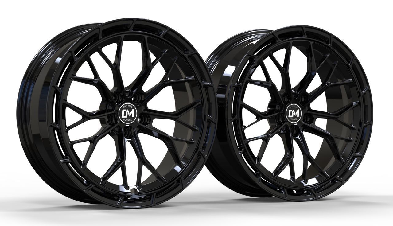 Dawmac Forged 240479 20" 8J ET25 + 9J ET35 5x112 Black - obrazek 4