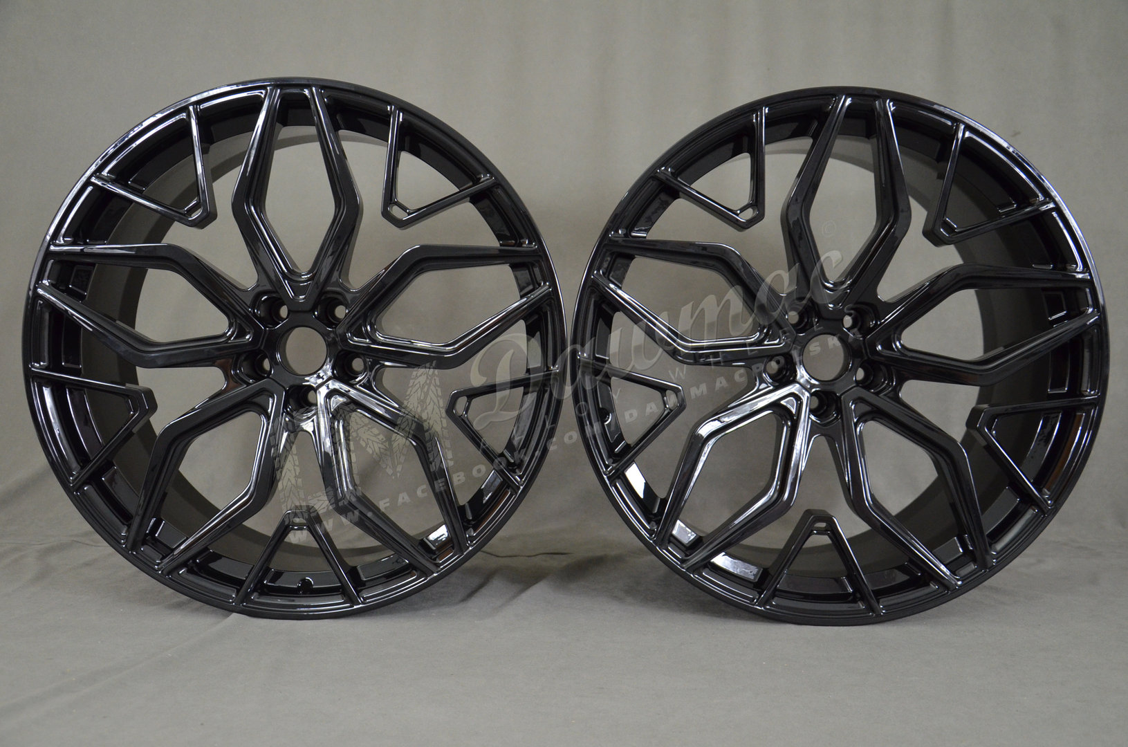 Dawmac Forged F-1273 22" 9,5J ET28 + 11J ET28 5x112 Gloss Black - obrazek 2