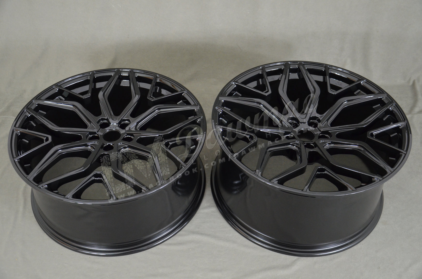 Dawmac Forged F-1273 22" 9,5J ET28 + 11J ET28 5x112 Gloss Black - obrazek 6