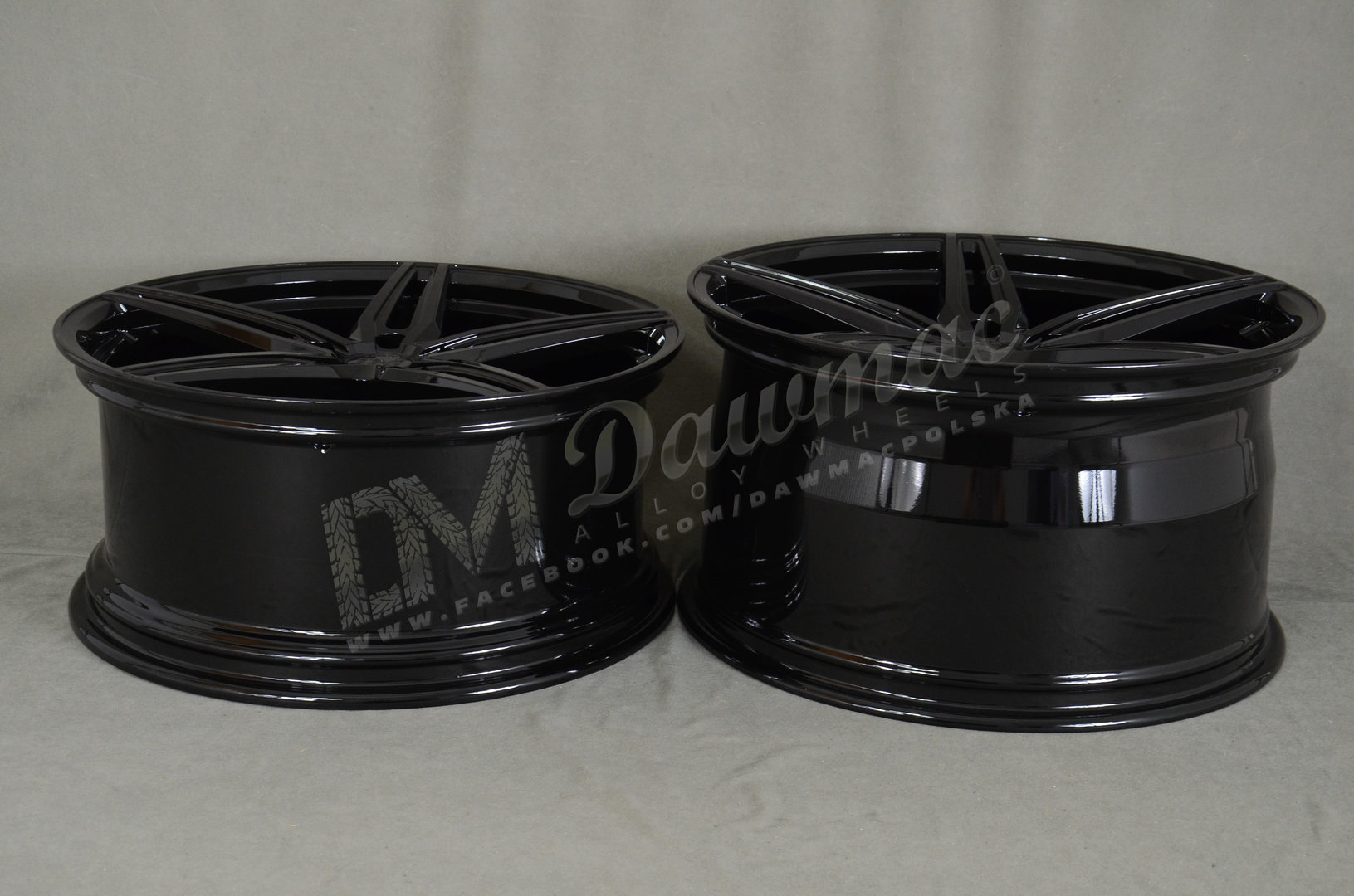 Dawmac Forged F-1677 21" 9,5J ET60 + 11,5J ET66 5x130 Gloss Black - obrazek 8