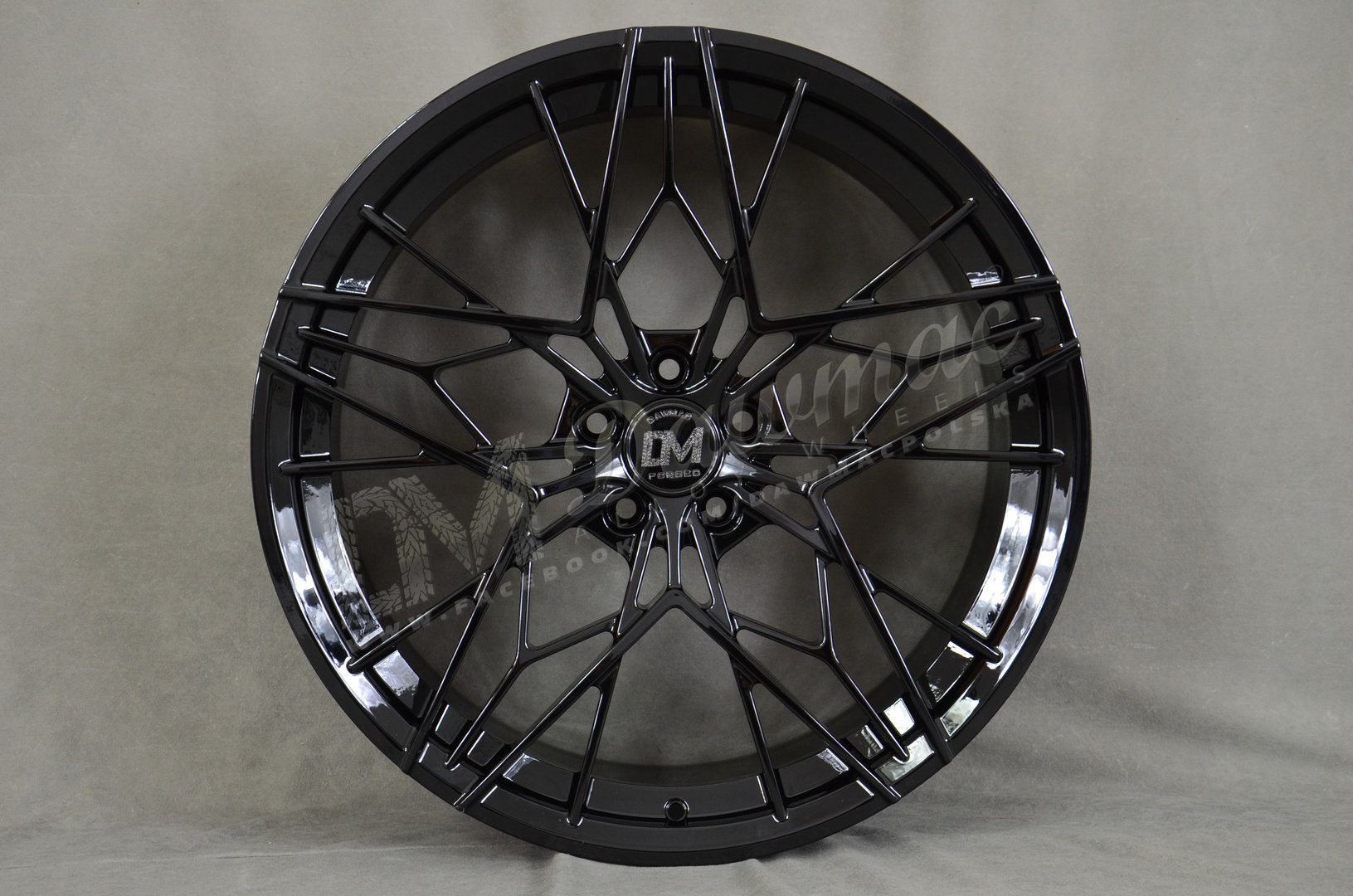 Dawmac Forged F-1772 21" 10J ET35 5x112 Gloss Black - obrazek 2