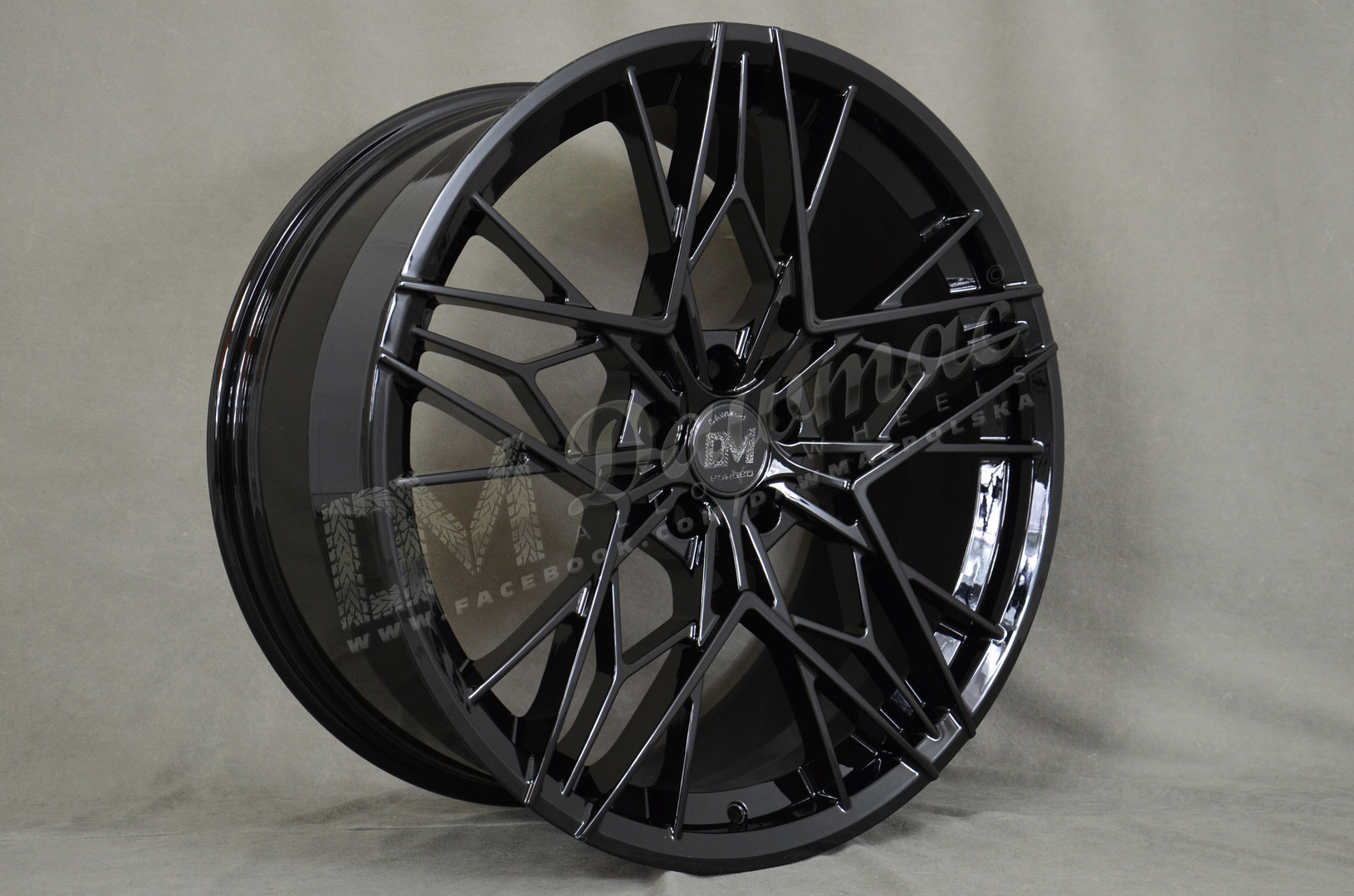 Dawmac Forged F-1772 21" 10J ET35 5x112 Gloss Black - obrazek 3