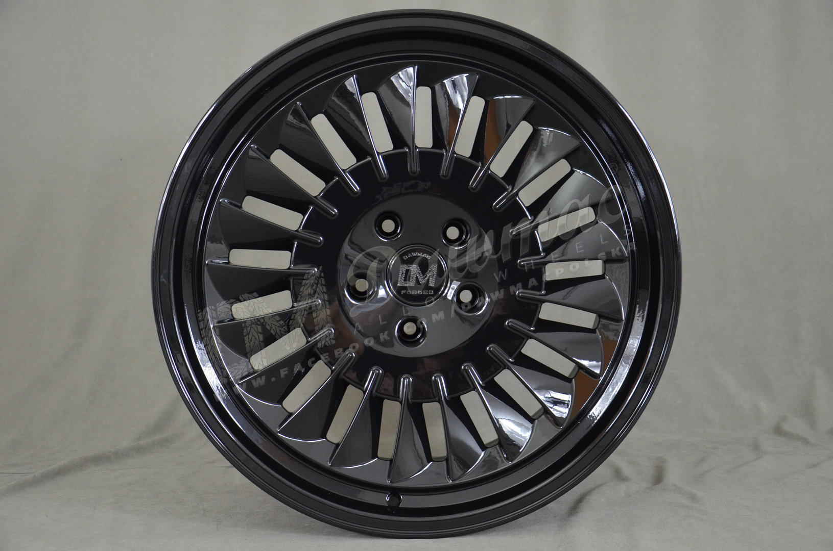 Dawmac Forged F-1804RL 21" 10,5J ET40 5x130 Gloss Black - obrazek 2