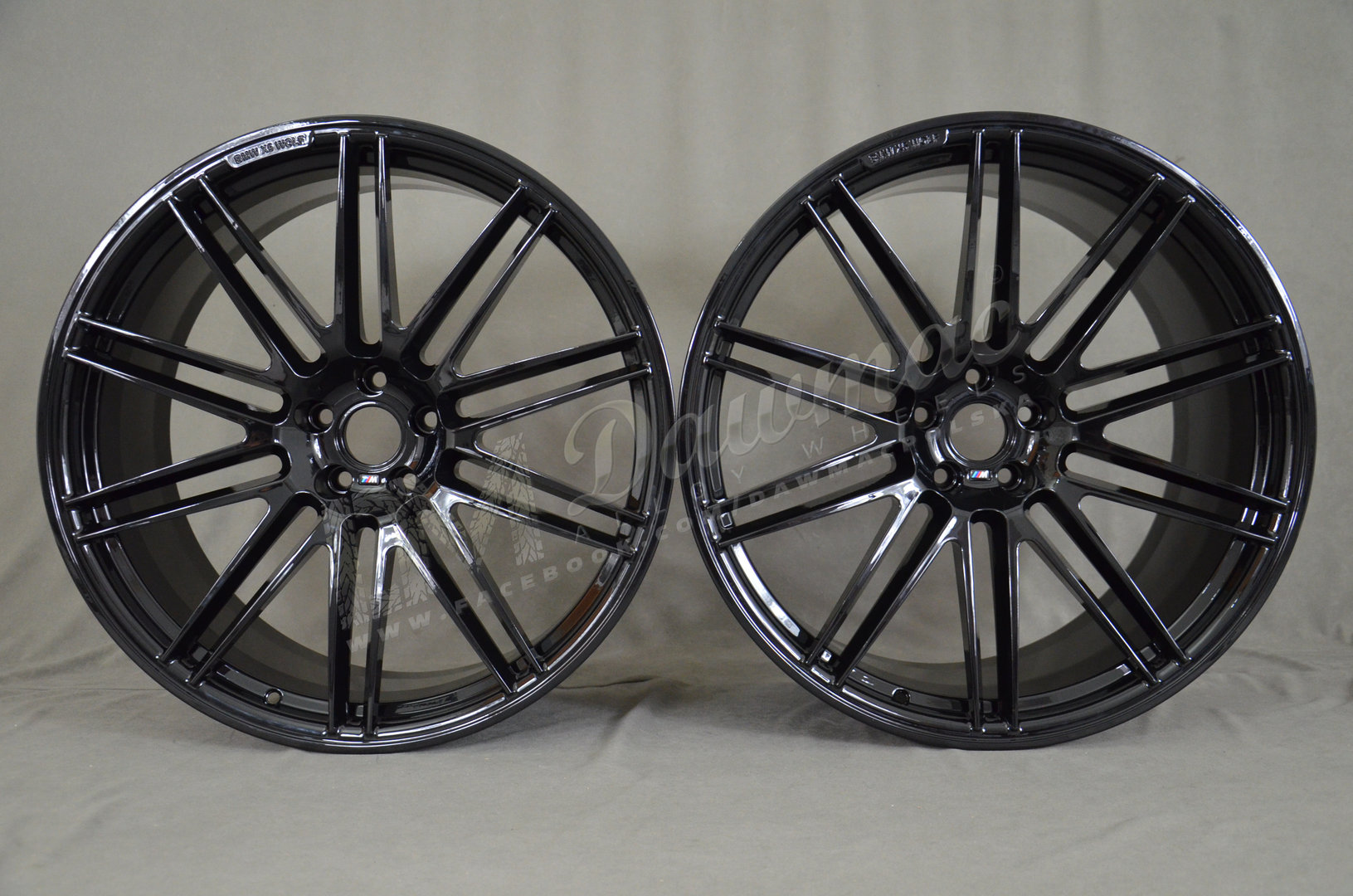 Dawmac Forged F-307 22" 9,5J ET30 + 11J ET37 5x112 Gloss Black - obrazek 2