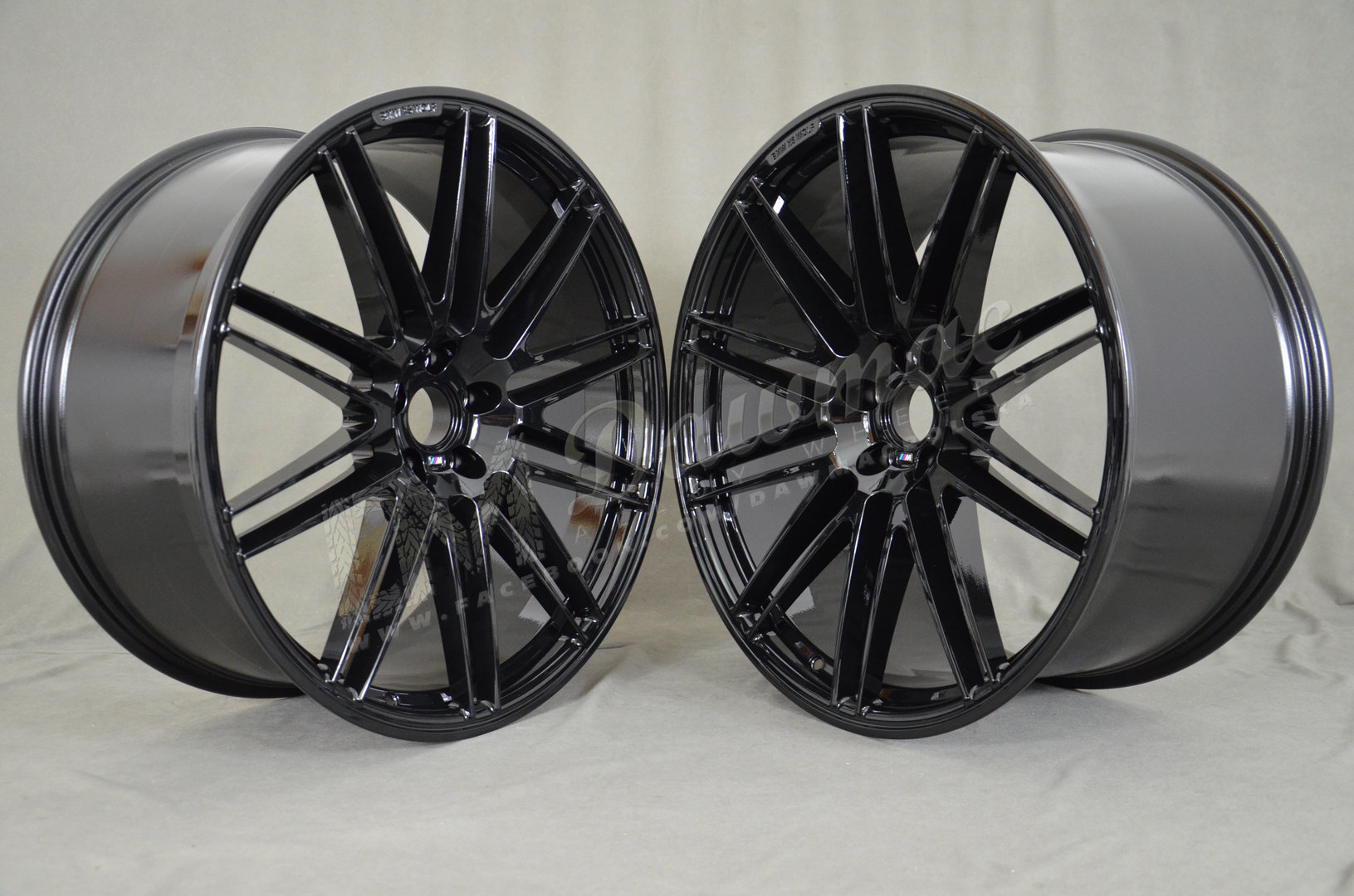 Dawmac Forged F-307 22" 9,5J ET30 + 11J ET37 5x112 Gloss Black - obrazek 3