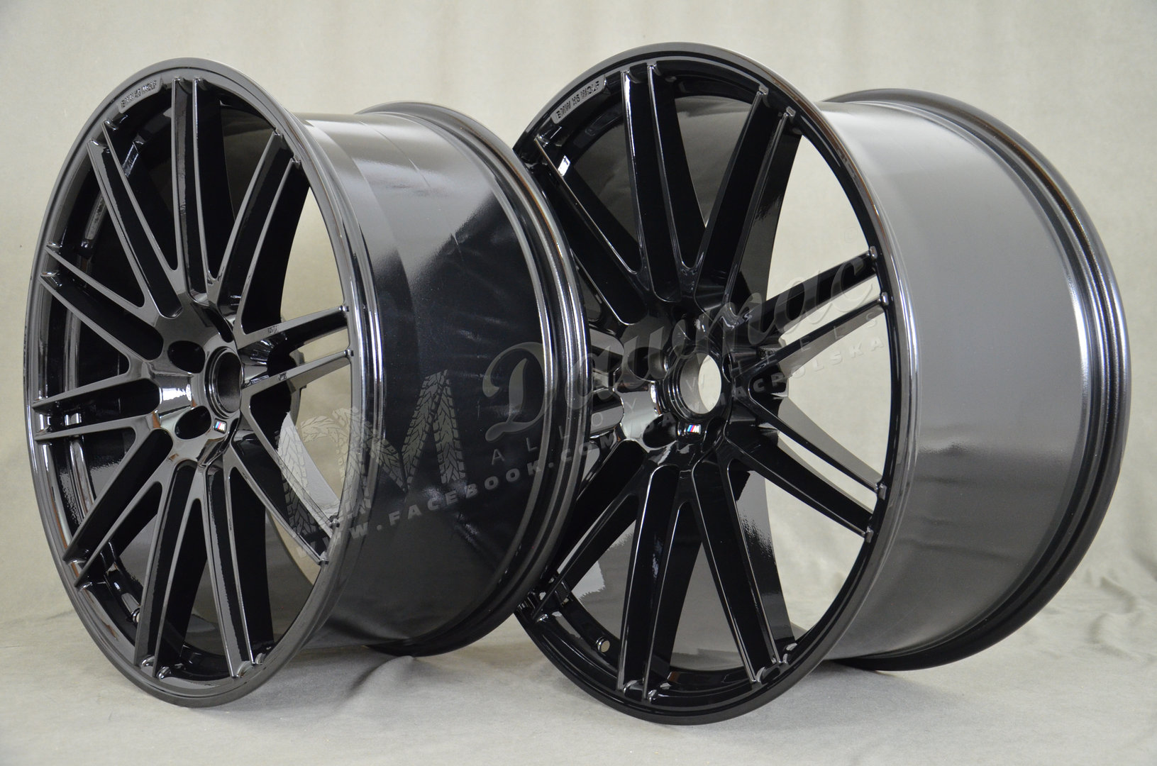 Dawmac Forged F-307 22" 9,5J ET30 + 11J ET37 5x112 Gloss Black - obrazek 4
