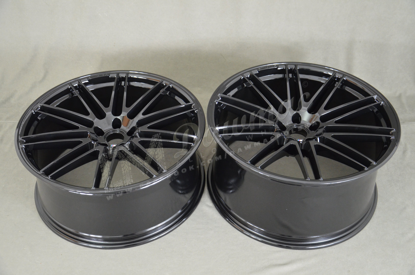 Dawmac Forged F-307 22" 9,5J ET30 + 11J ET37 5x112 Gloss Black - obrazek 6