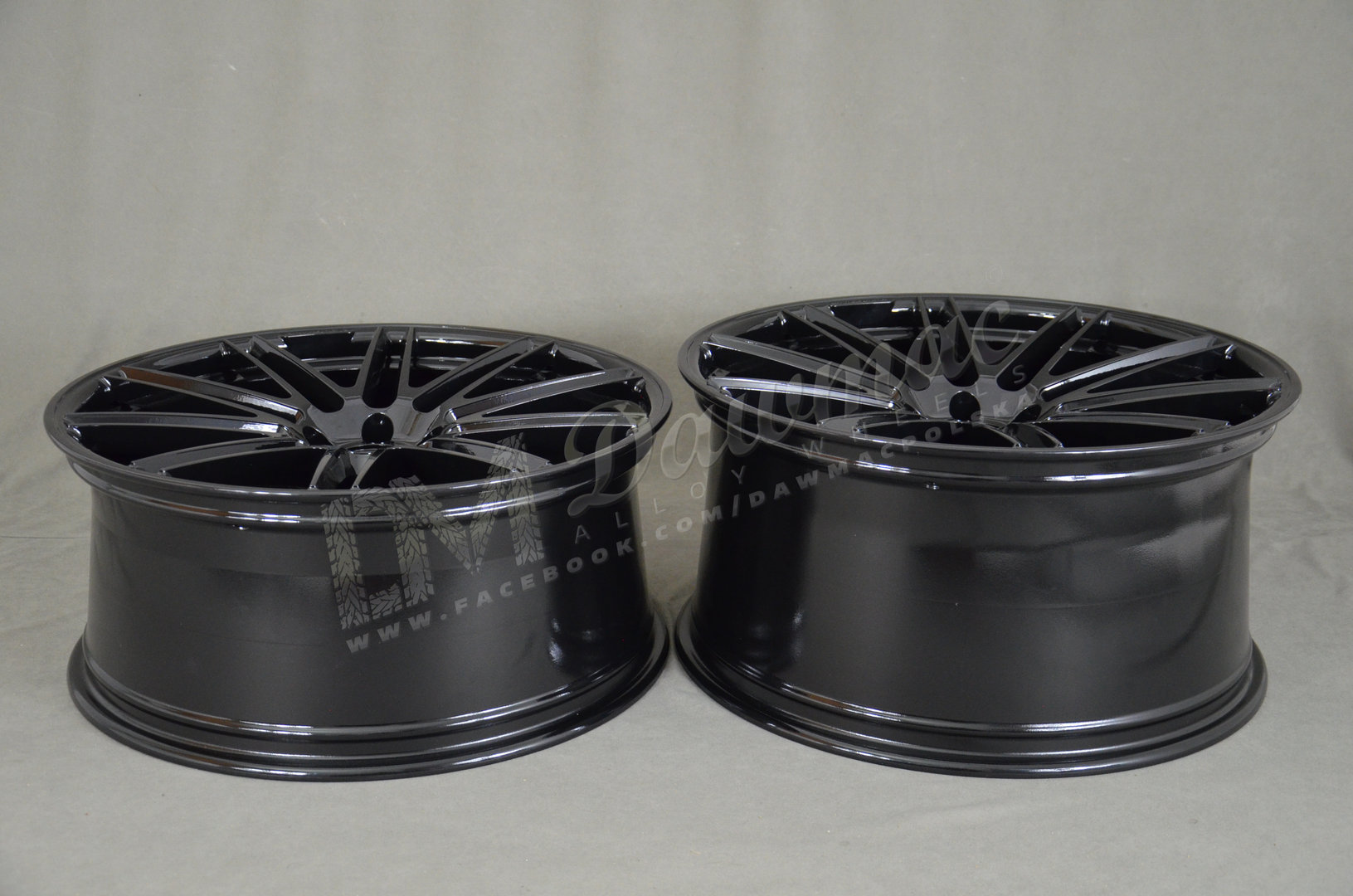 Dawmac Forged F-307 22" 9,5J ET30 + 11J ET37 5x112 Gloss Black - obrazek 7