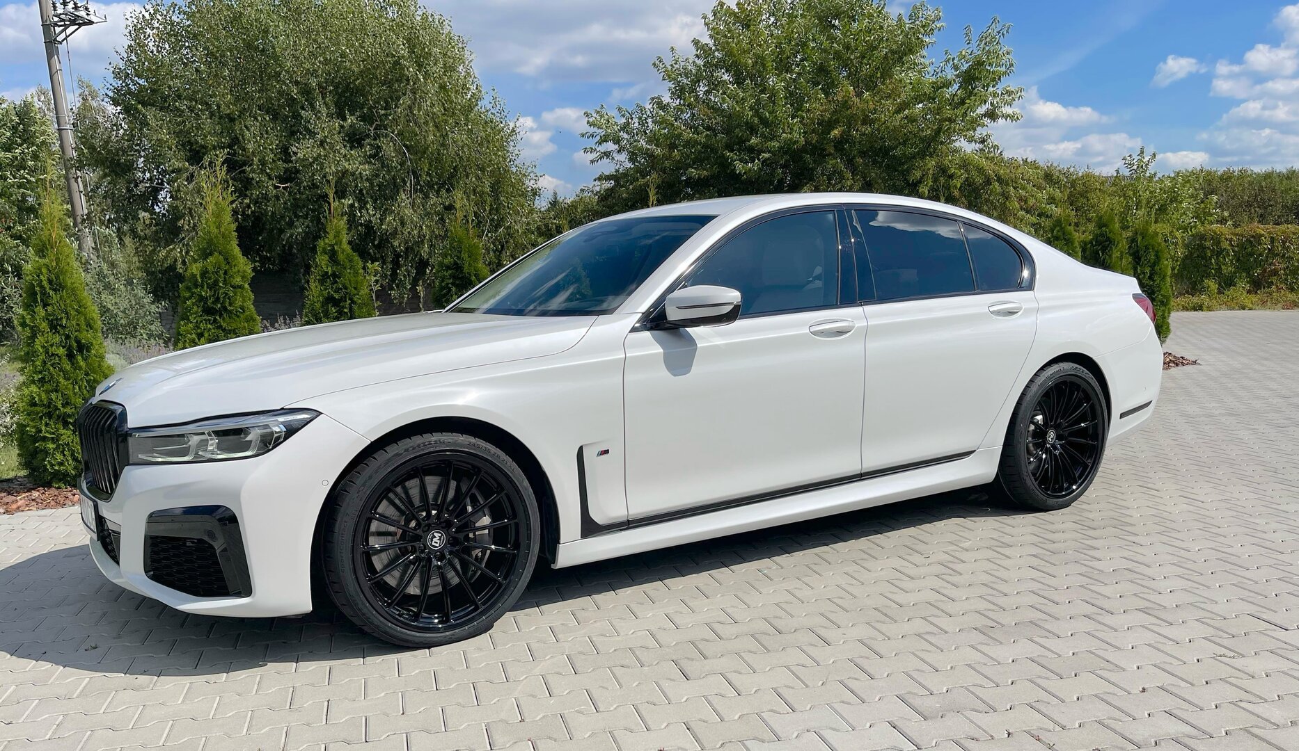 Dawmac Forged FM101 21" 8,5J ET17 + 21" 10J ET30 5x112 Gloss Black + Continental SportContact 7 - obrazek 3