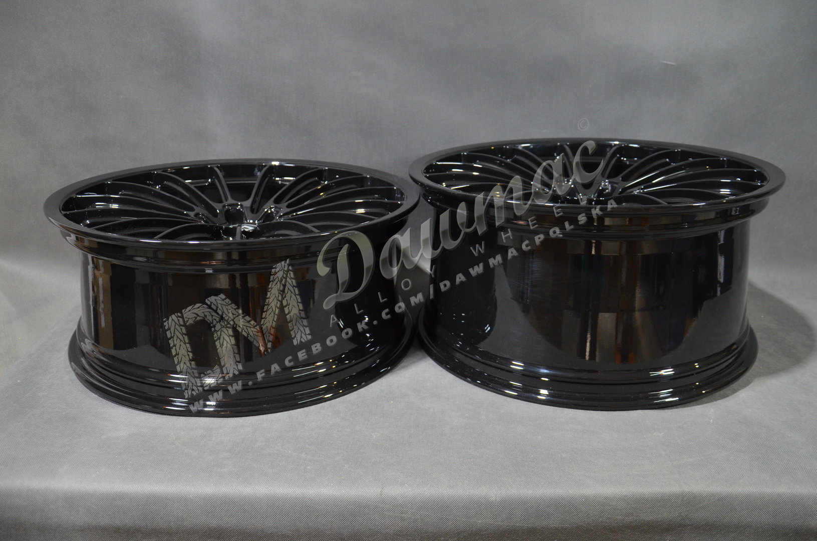Dawmac Forged FM101 21" 8,5J ET17 + 21" 10J ET30 5x112 Gloss Black + Continental SportContact 7 - obrazek 9
