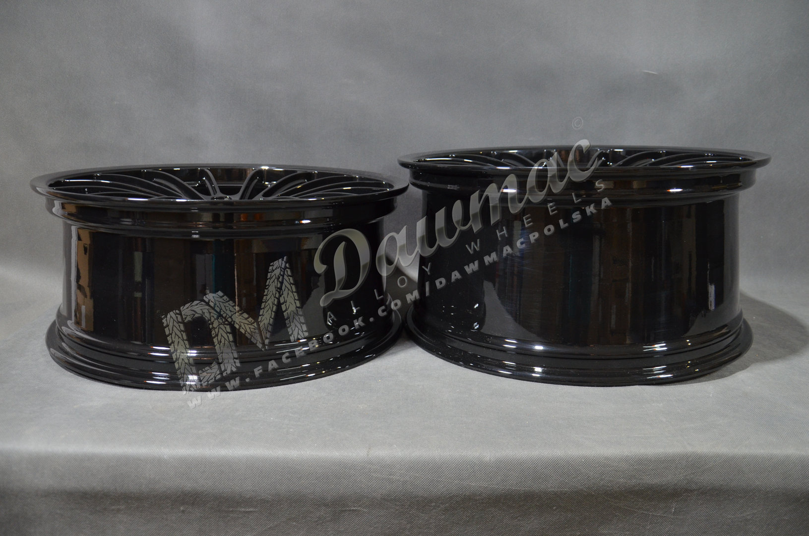 Dawmac Forged FM101 21" 8,5J ET17 + 21" 10J ET30 5x112 Gloss Black - obrazek 7