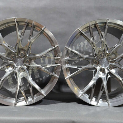 Dawmac Forged FM174 22" 10J ET28 + 11J ET30 5x112 Brushed Aluminium