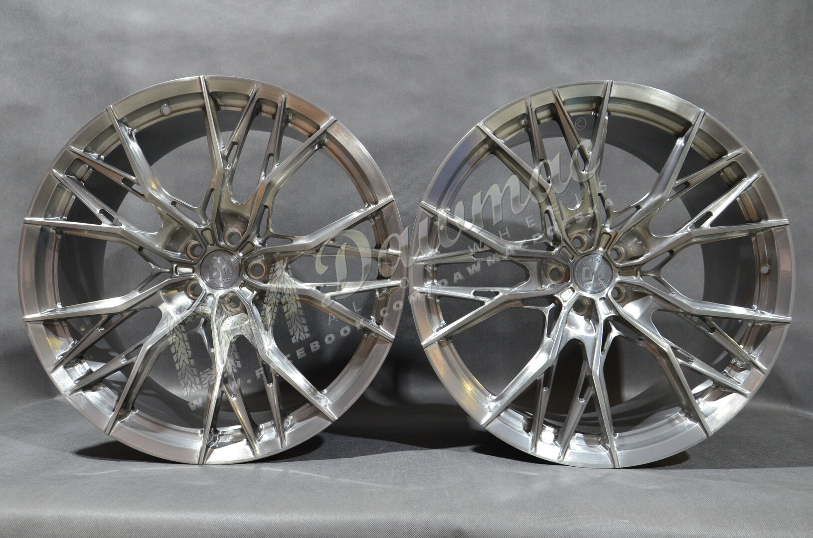 Dawmac Forged FM174 22" 10J ET28 + 11J ET30 5x112 Brushed Aluminium - obrazek 2