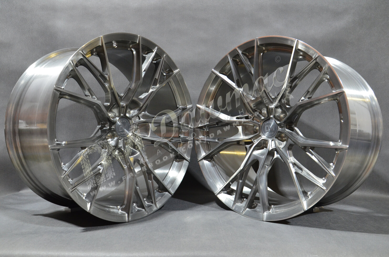 Dawmac Forged FM174 22" 10J ET28 + 11J ET30 5x112 Brushed Aluminium - obrazek 3