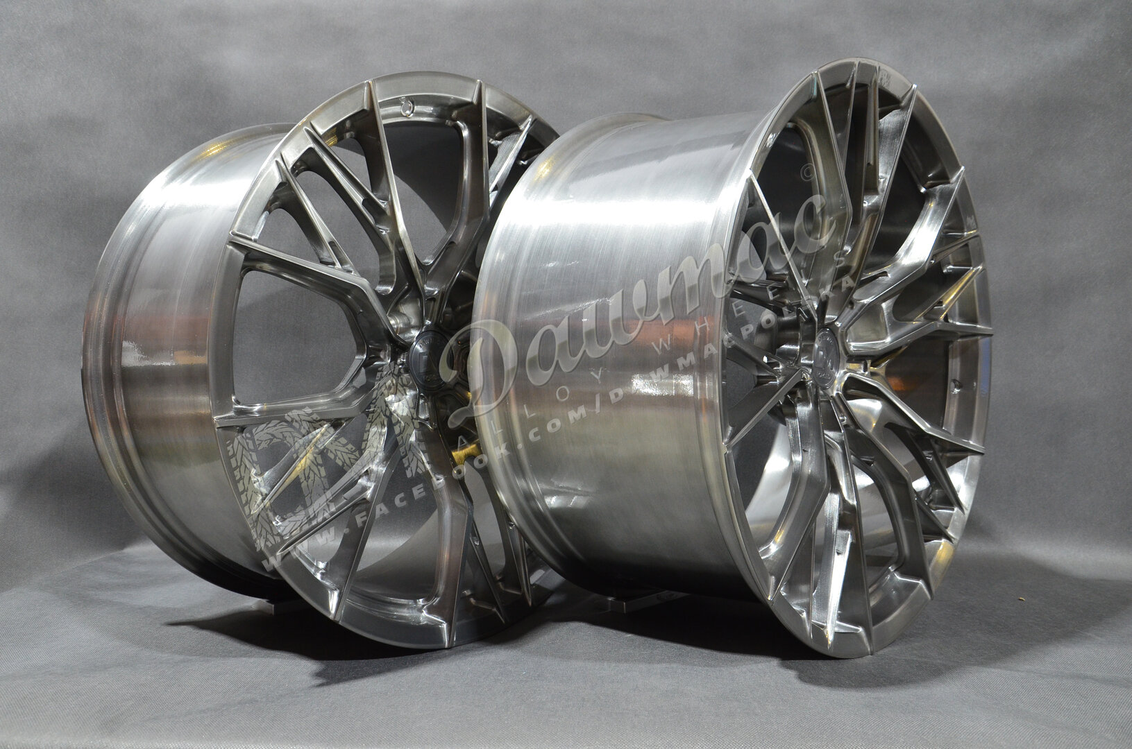 Dawmac Forged FM174 22" 10J ET28 + 11J ET30 5x112 Brushed Aluminium - obrazek 4