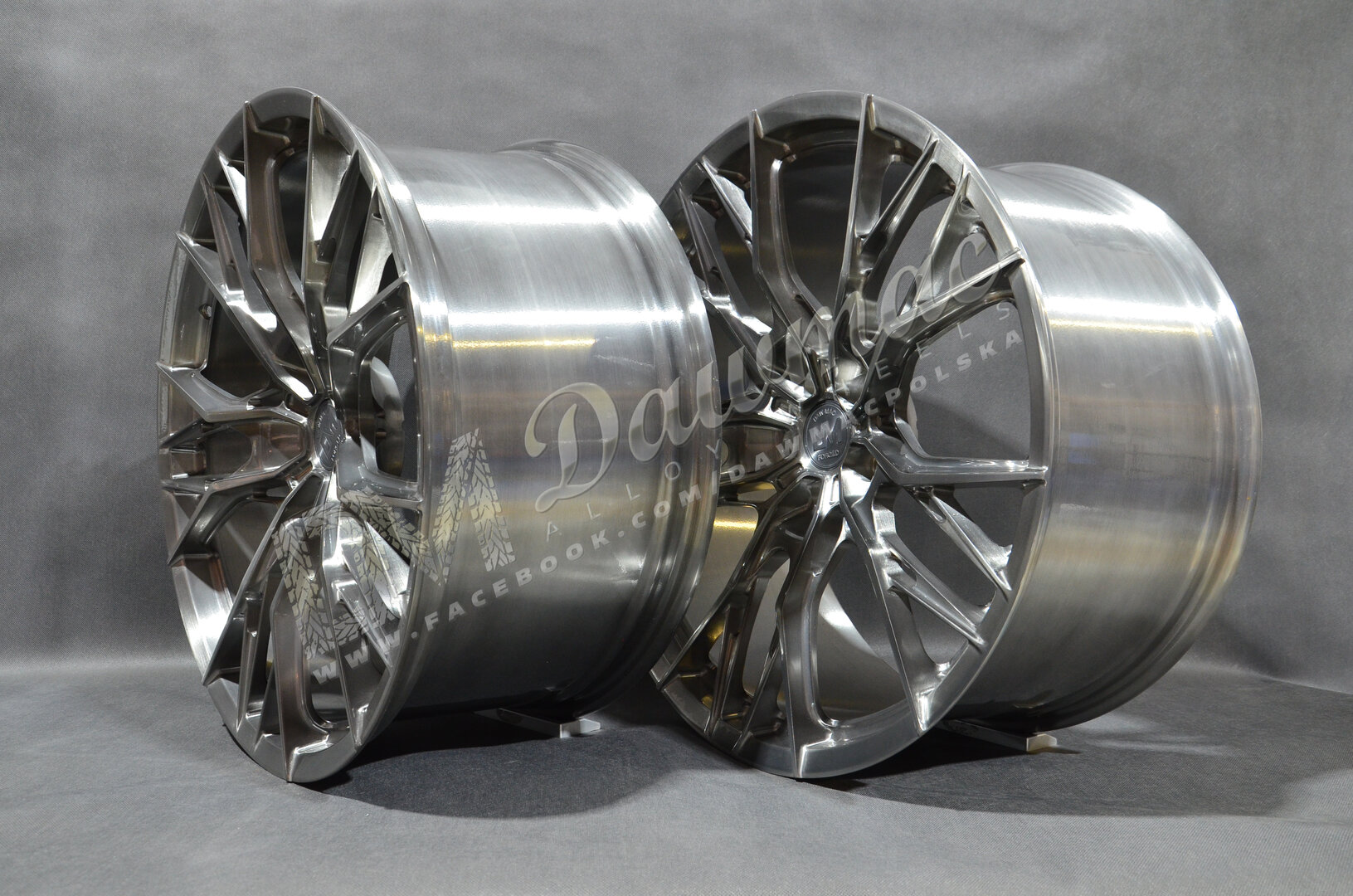 Dawmac Forged FM174 22" 10J ET28 + 11J ET30 5x112 Brushed Aluminium - obrazek 5