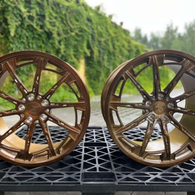 Dawmac Forged 20" 9J ET34 + 21" 12J ET47 5x120 Glossy Bronze
