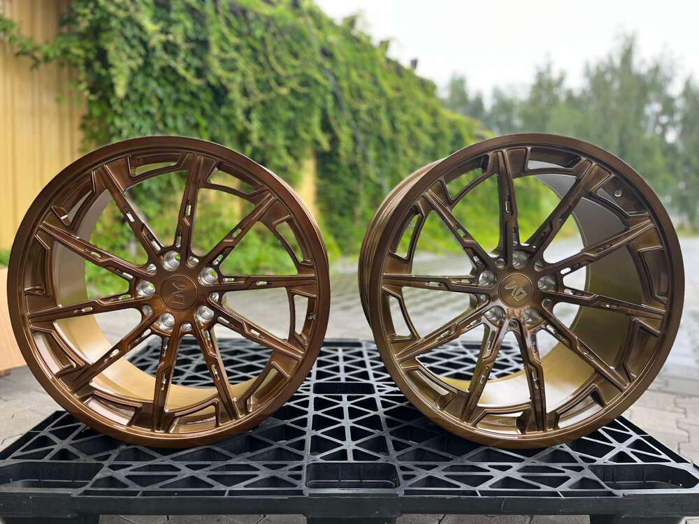 Dawmac Forged 20" 9J ET34 + 21" 12J ET47 5x120 Glossy Bronze