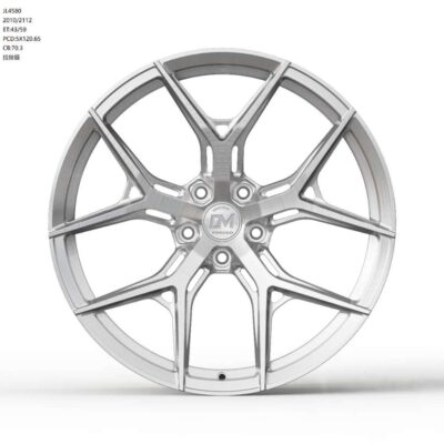 Dawmac Forged JL4580 21'' 12J ET59 5x120 Silver Satin