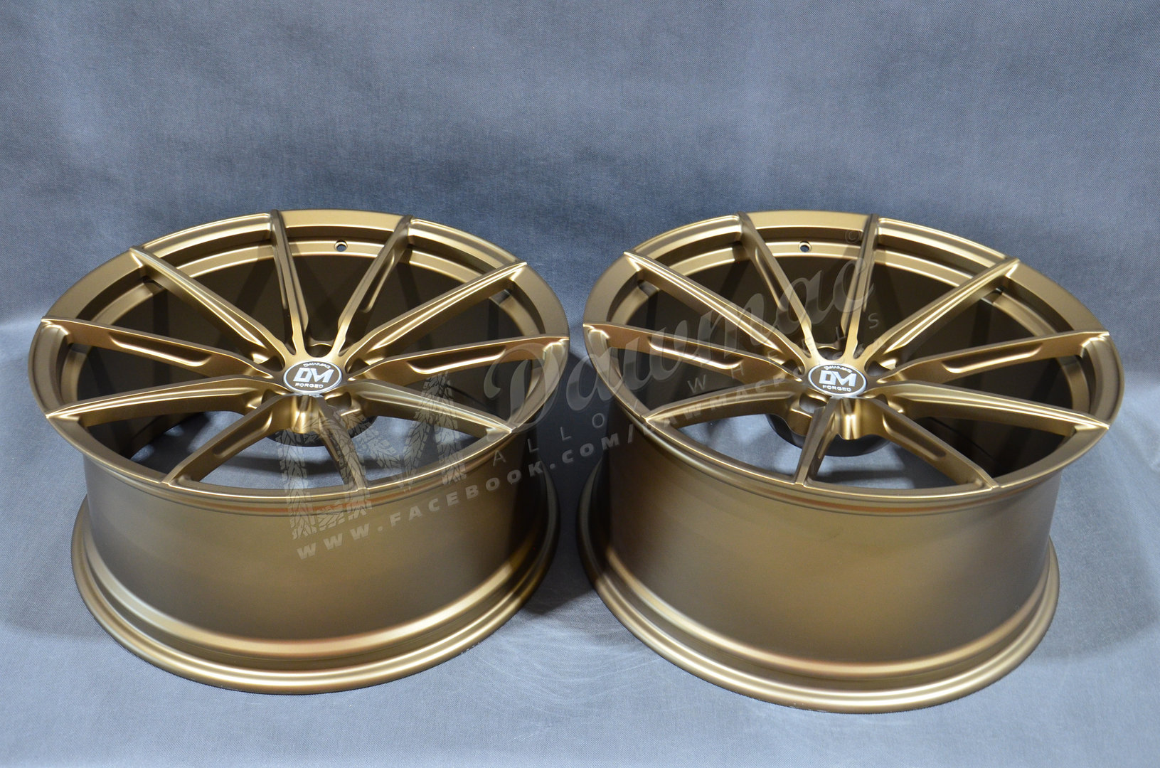 Dawmac Forged YC7465 21" 9,5J ET25 + 10,5J ET25 5x112 66,6 Bronse - obrazek 6