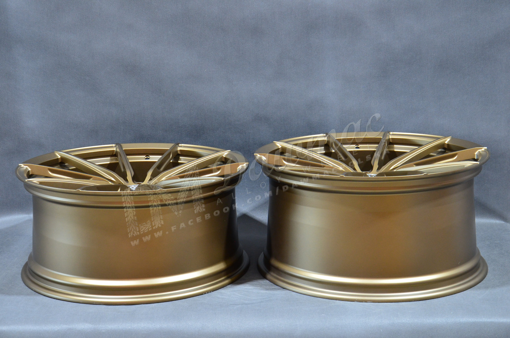 Dawmac Forged YC7465 21" 9,5J ET25 + 10,5J ET25 5x112 66,6 Bronse - obrazek 7