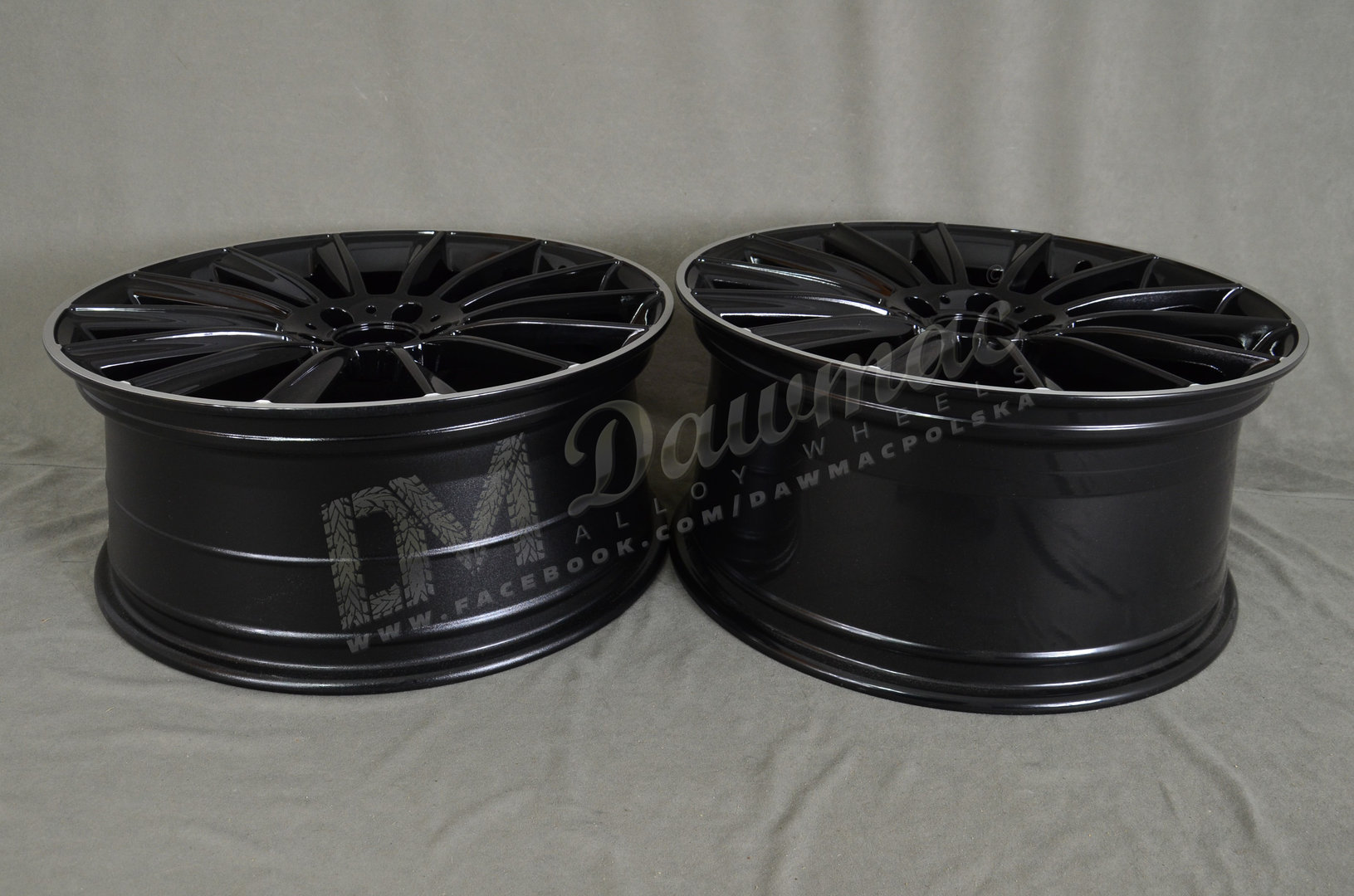 EMR Model: 1017 20" 8,5J ET38 + 9,5J ET48 5x112 Black Lip Polished - obrazek 7