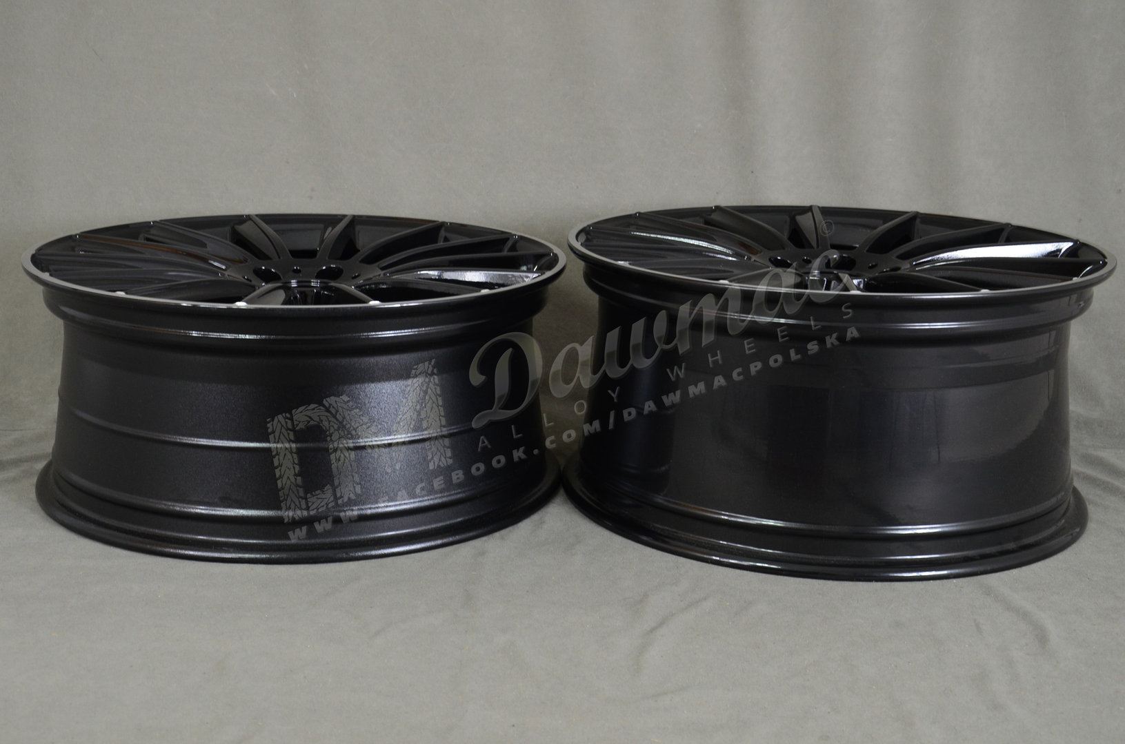 EMR Model: 1017 20" 8,5J ET38 + 9,5J ET48 5x112 Black Lip Polished - obrazek 8