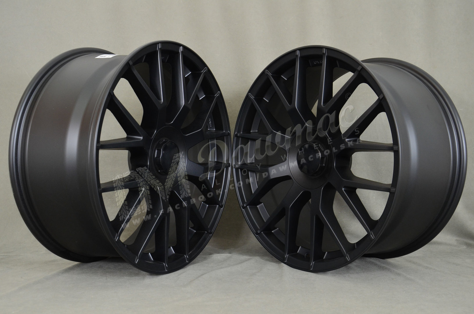 EMR Model: 162 20" 8,5J ET40 + 9,5J ET43 5x112 Matt Black - obrazek 3