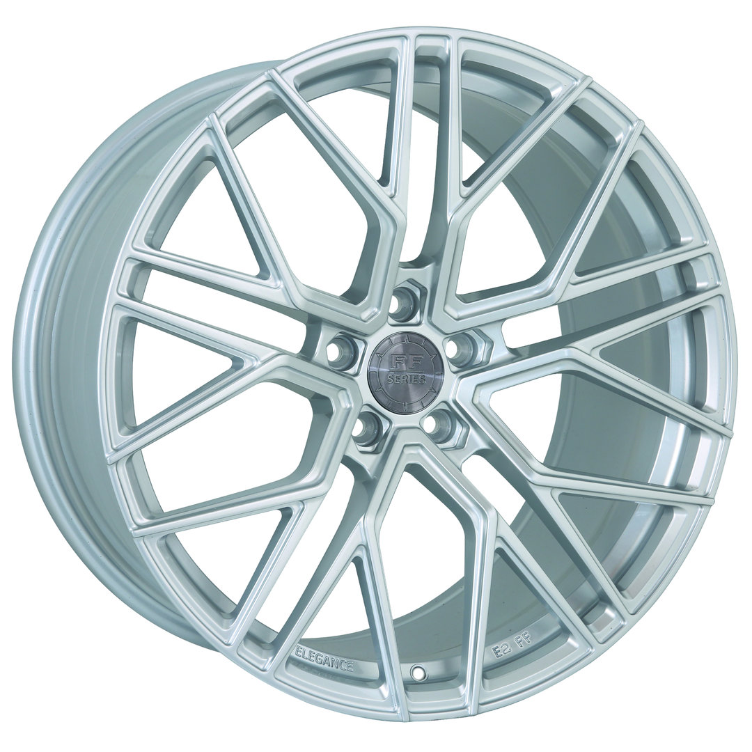 Elegance Wheels Deep Concave E2FF 20" 9,5J ET42 5x112 Hyper Silver - obrazek 2