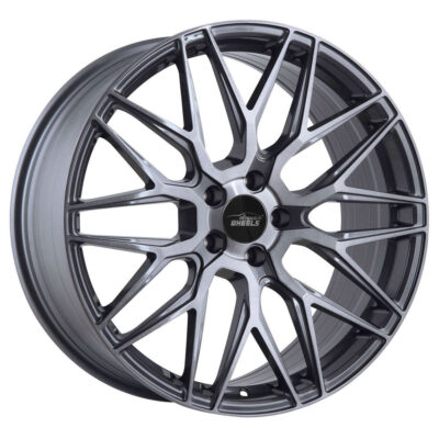 Elegance Wheels Deep Concave E3FF 19" 9,5J ET45 5x120 Titanium Brushed