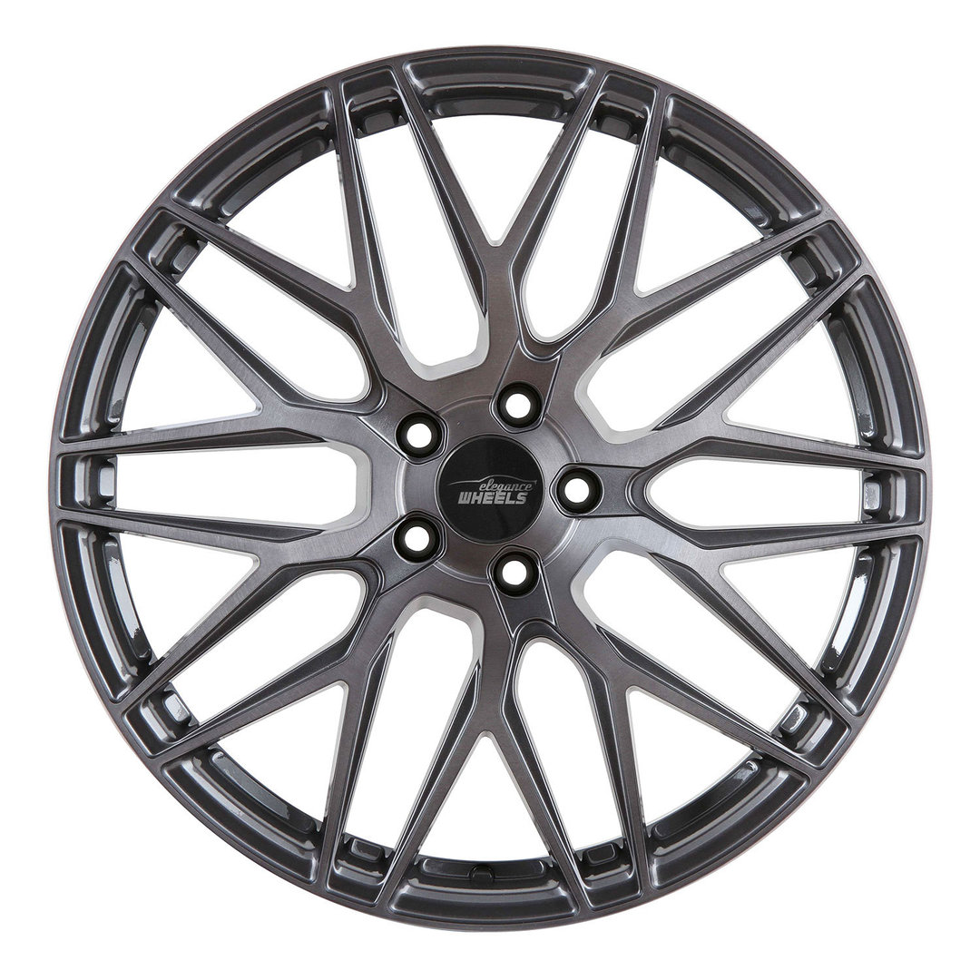 Elegance Wheels Deep Concave E3FF 19" 9,5J ET45 5x120 Titanium Brushed - obrazek 3