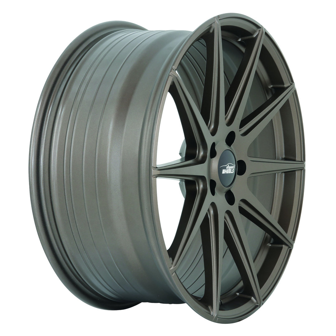 Elegance Wheels E1FF Deep Concave 20" 10,5J ET35 5x120 Satin Bronze - obrazek 4