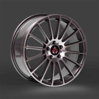 AXE EX23 18" 8J ET30 5x112 Gunmetal / Polished