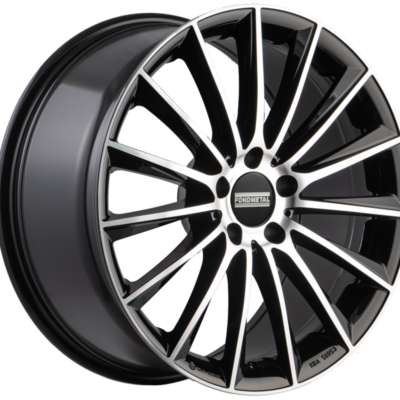 F.Metal Aidon 19" 8J ET38 5x112 Glossy Black Machined