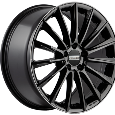 F.Metal Aidon 20" 8,5J ET50 5x112 Glossy Black Machined Lip