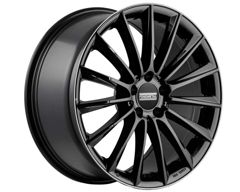 F.Metal Aidon 20" 8,5J ET50 5x112 Glossy Black Machined Lip