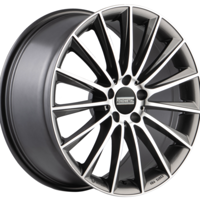 F.Metal Aidon 20" 8,5J ET50 5x112 Glossy Titanium Machined