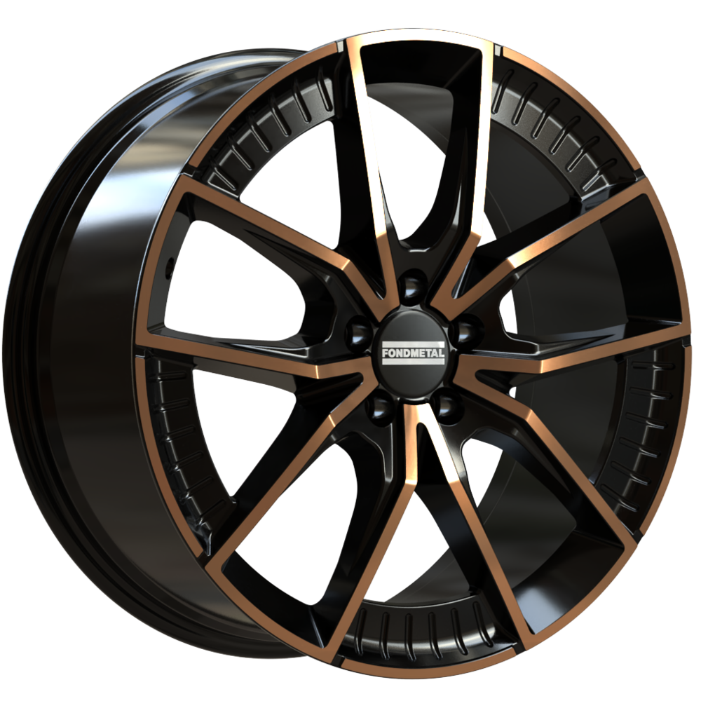 F.Metal Elatha 21" 8,5J ET42 5x114,3 Glossy Black Bronze Machined
